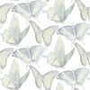 Brewster Home Fashions Janetta Mint Butterfly Wallpaper
