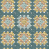 Brewster Home Fashions Maud Teal Crochet Geometric Wallpaper