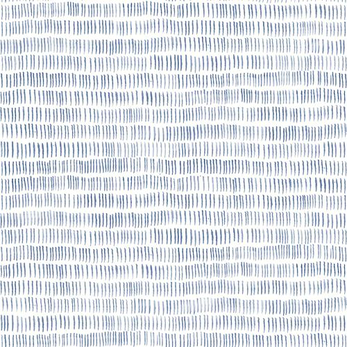 Brewster Home Fashions Pips Navy Watercolor Brushstrokes Wallpaper