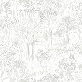 Brewster Home Fashions Walden Grey Forest Wallpaper