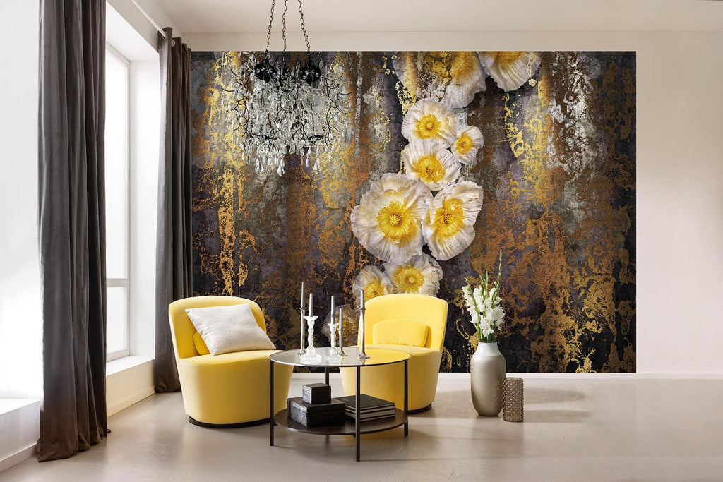 Brewster Home Fashions Serafina Wall Mural Yellows Wallpaper