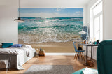 Brewster Home Fashions Seaside Mural Blues Wallpaper