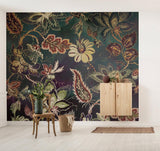 Brewster Home Fashions Moonshadow Blossom Wall Mural Greens Wallpaper