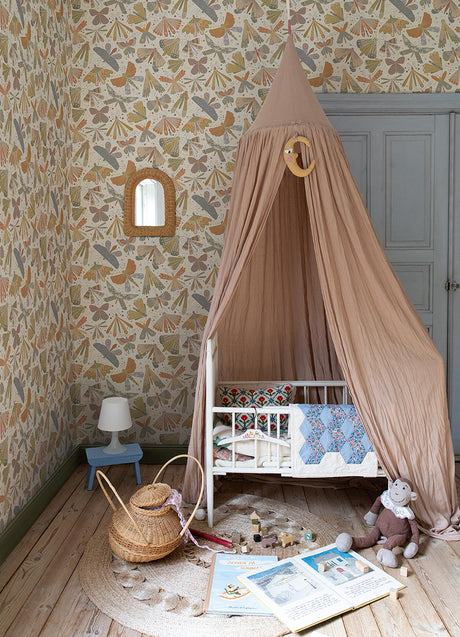 A-Street Prints Flyga Butterfly Bonanza Moss Wallpaper