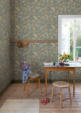 A-Street Prints Flyga Butterfly Bonanza Apricot Wallpaper