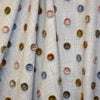 Jf Fabrics Buttons Pink/Taupe/Grey/Orange (19) Fabric