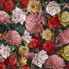 Jf Fabrics Ginny Red/Mauve/Lilac/Gold (48) Fabric