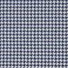 Jf Fabrics Houndstooth Navy/White (69) Fabric