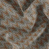 Jf Fabrics Sabrina White/Orange/Sage/Beige/Black (23) Fabric