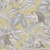 Jf Fabrics 8188 Grey/Gold/Mustard/Yellow/Taupe/Mauve (16) Wallpaper