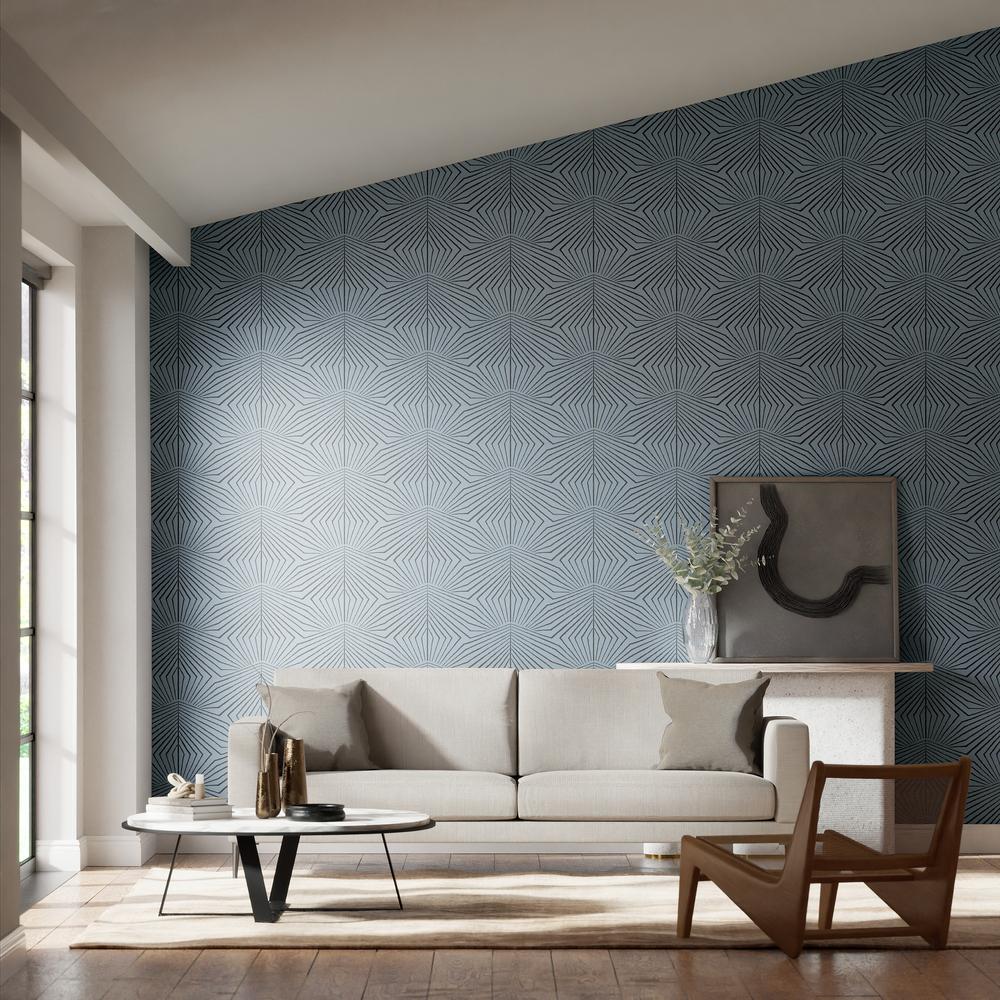 Harlequin Dawning Copenhagen blue/Ritual Wallpaper