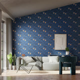 Harlequin Kimiko Majorelle/Clementine Wallpaper