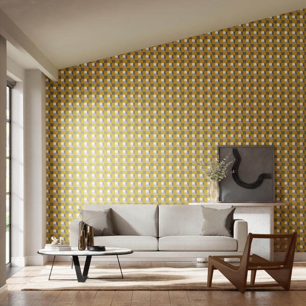 Harlequin Blocks Nectar/Sketched/Diffused Light Wallpaper