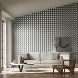 Harlequin Blocks Black Earth/Sketched/Diffused Light Wallpaper