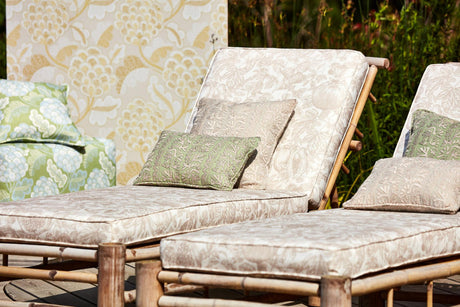 Harlequin Melograno Shiitake/Fig Blossom Fabric