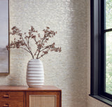 York White Pearl Capiz Offering White Pearl Wallpaper