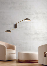 York White & Grey Salt Flats White & Grey Wallpaper