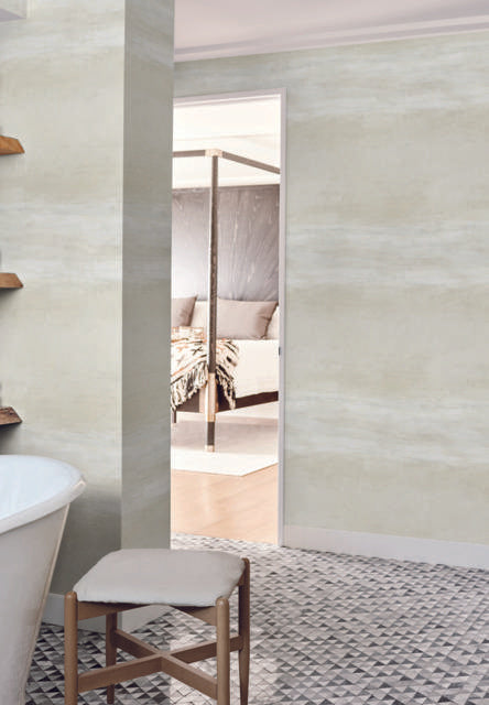 York Natural Serene Reflection Natural Wallpaper