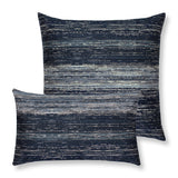 Elaine Smith Textured Indigo Lumbar Blue Pillow