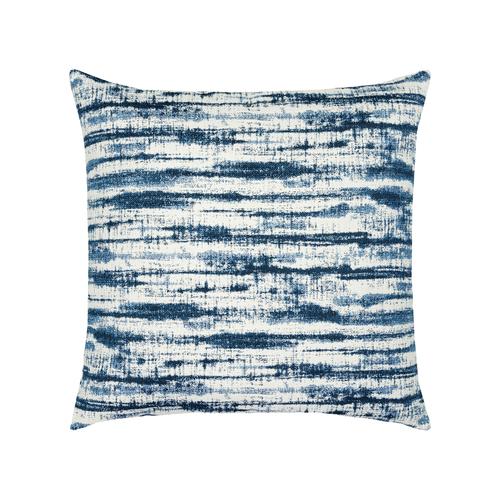 Elaine Smith Linear Indigo Blue Pillow