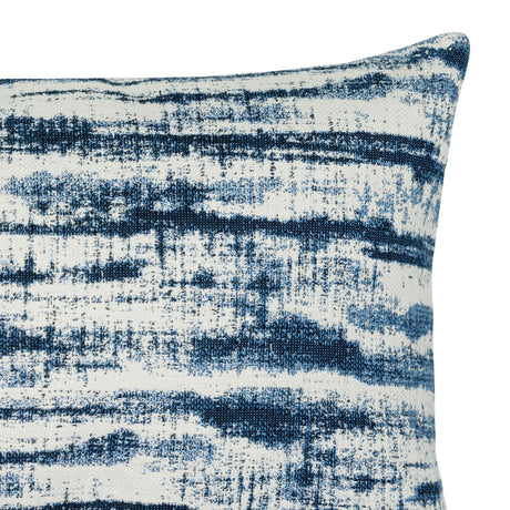 Elaine Smith Linear Indigo Lumbar Blue Pillow
