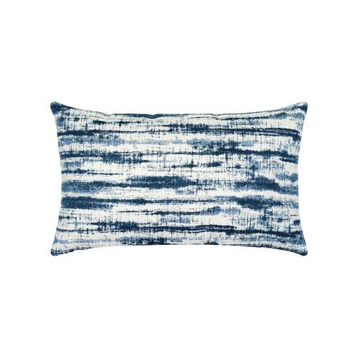 Elaine Smith Linear Indigo Lumbar Blue Pillow