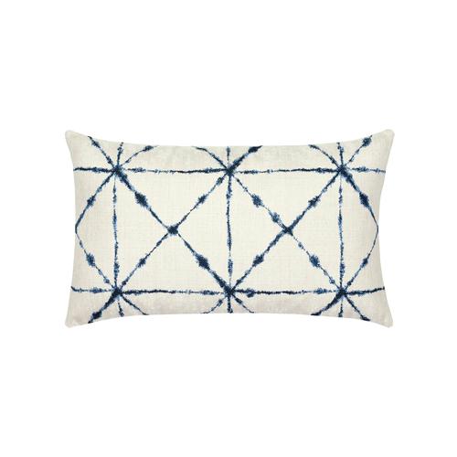 Elaine Smith Trilogy Indigo Lumbar Blue Pillow
