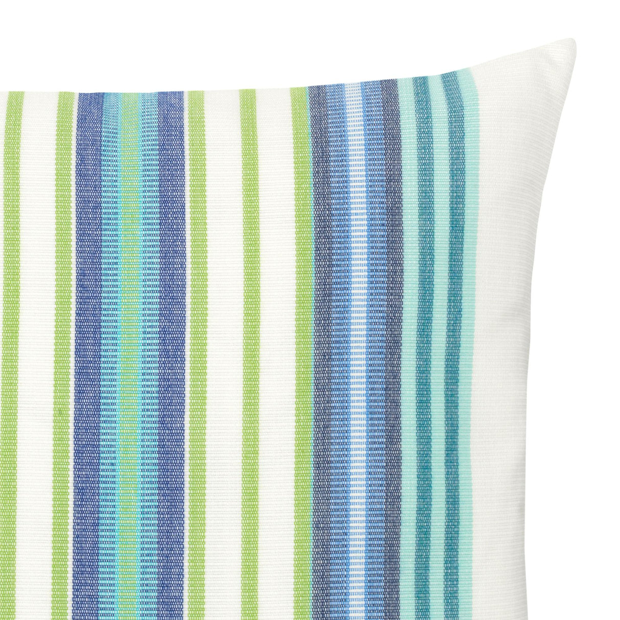 Elaine Smith Summer Stripe Blue Pillow