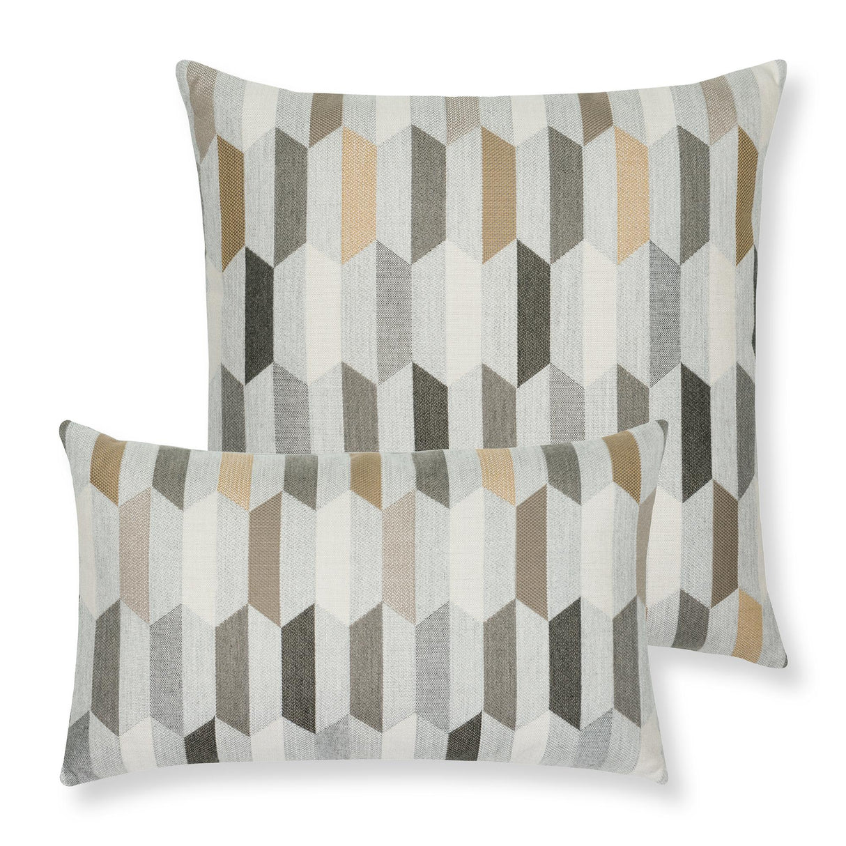 Elaine Smith Chiseled Camel Brown Pillow