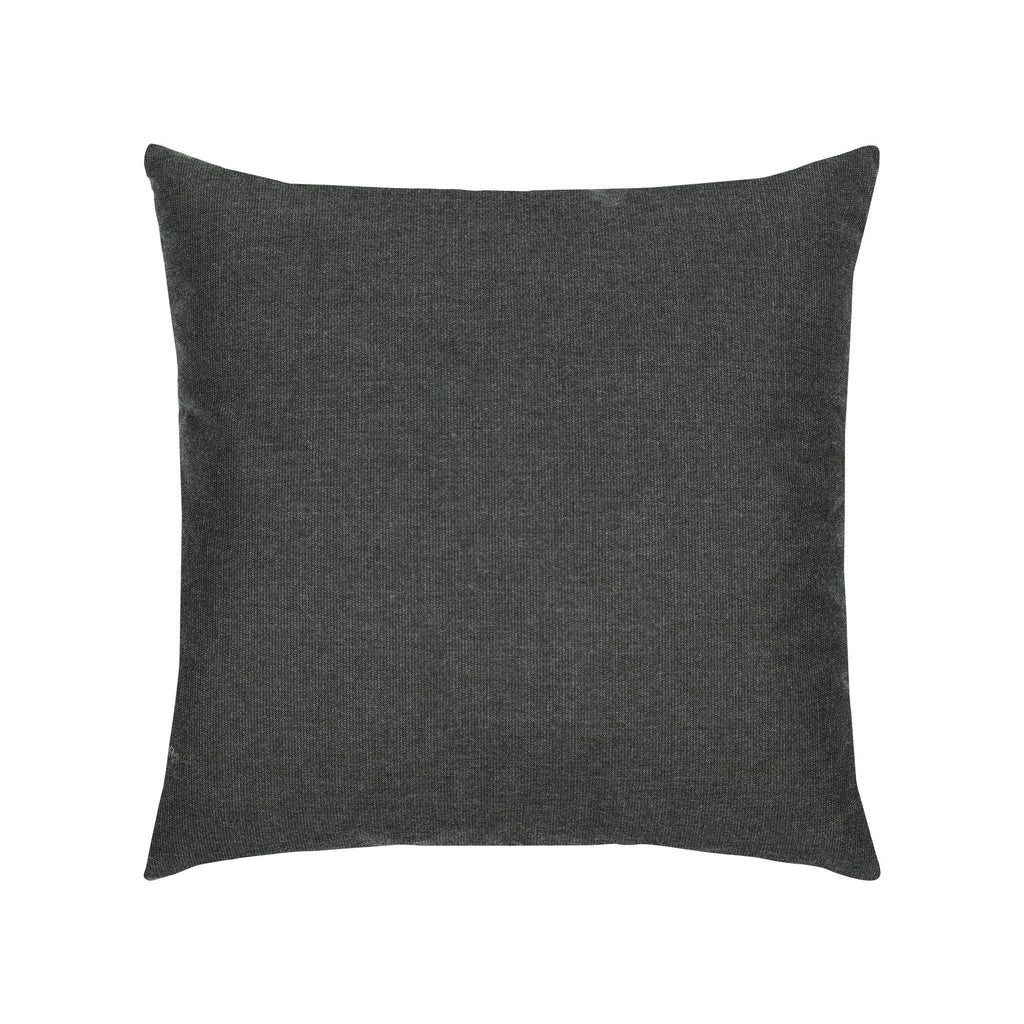 Elaine Smith Micro Fringe Carbon Gray Pillow