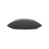 Elaine Smith Micro Fringe Carbon Gray Pillow