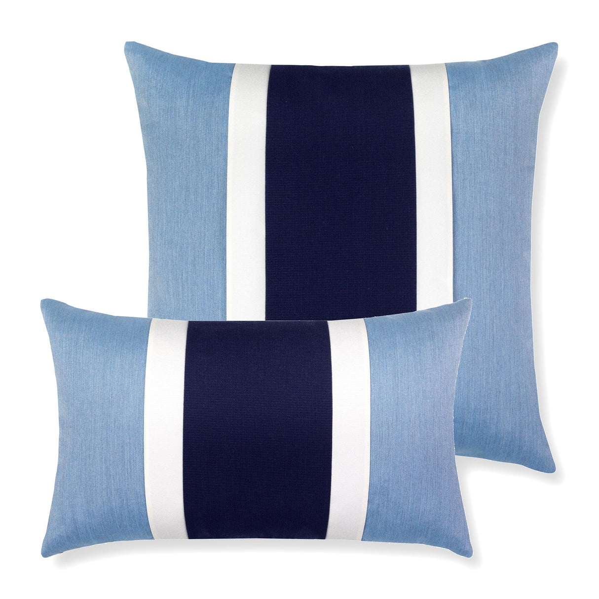 Elaine Smith Nevis Lumbar Blue Pillow