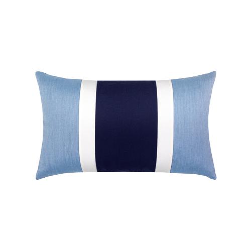 Elaine Smith Nevis Lumbar Blue Pillow