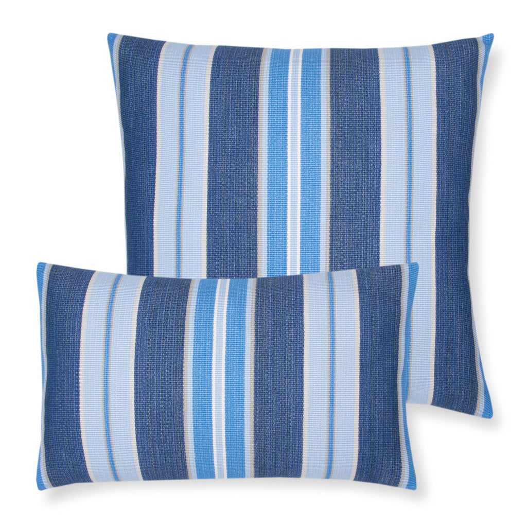 Elaine Smith Fortitude Lake Lumbar Blue Pillow