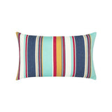 Elaine Smith Sicily Stripe Lumbar Blue Pillow