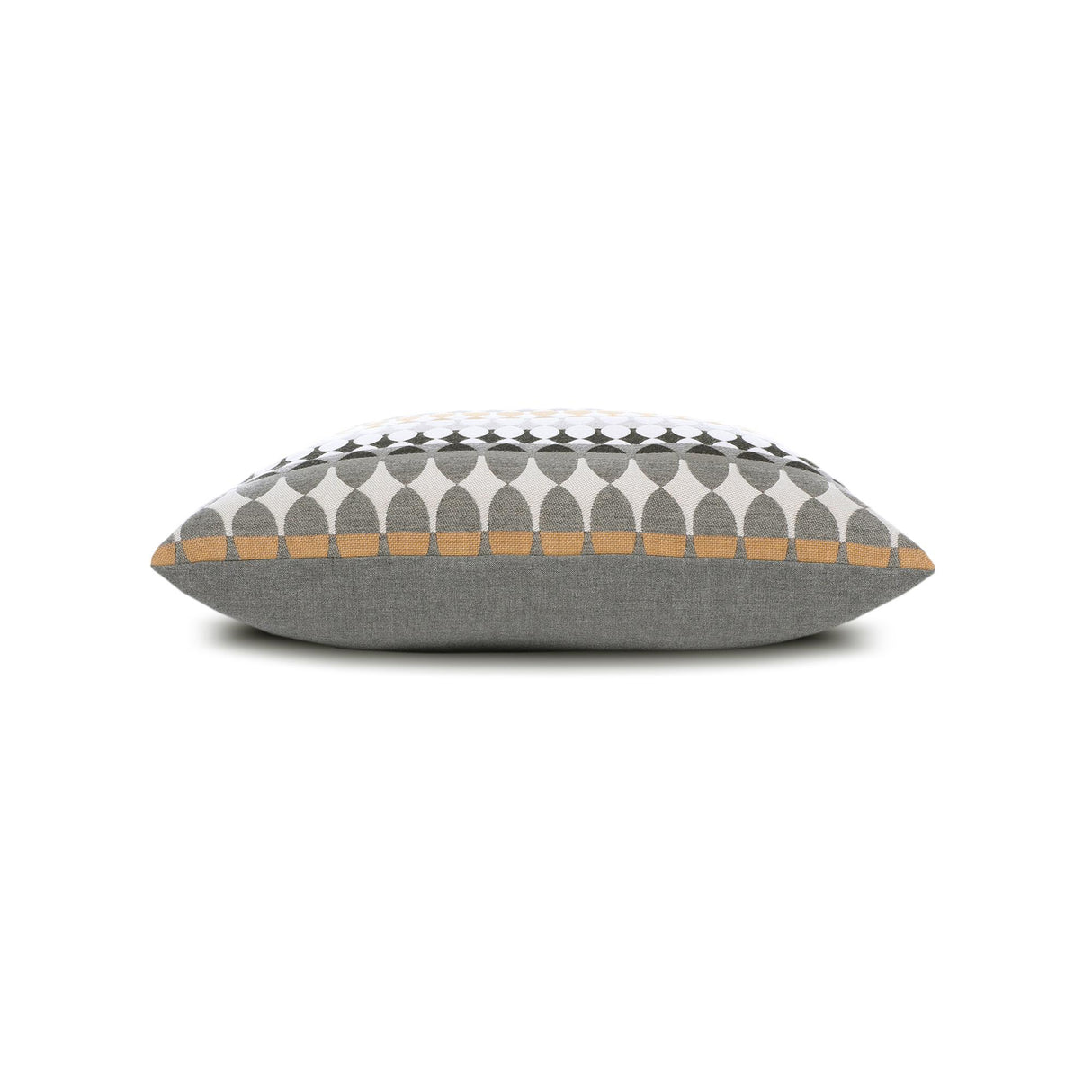 Elaine Smith Modern Oval Dune Gray Pillow