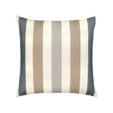 Elaine Smith Dune Stripe Brown Pillow