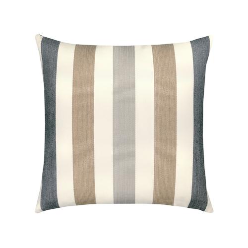 Elaine Smith Dune Stripe Brown Pillow
