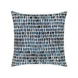 Elaine Smith Thumbprint Indigo Blue Pillow