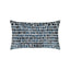 Elaine Smith Thumbprint Indigo Lumbar Blue Pillow