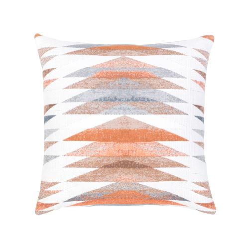 Elaine Smith Symmetry Sunset Orange Pillow