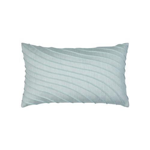 Elaine Smith Tidal Glacier Lumbar Blue Pillow