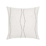 Elaine Smith Oblique Ebony Ivory Pillow