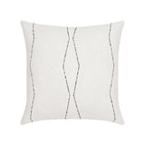 Elaine Smith Oblique Ebony Ivory Pillow