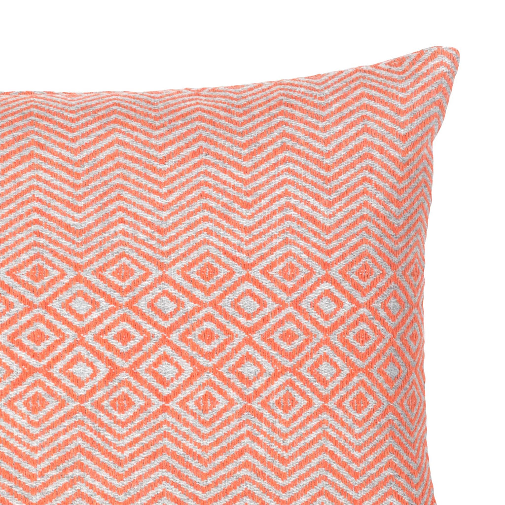 Elaine Smith Kanga Papaya Lumbar Orange Pillow