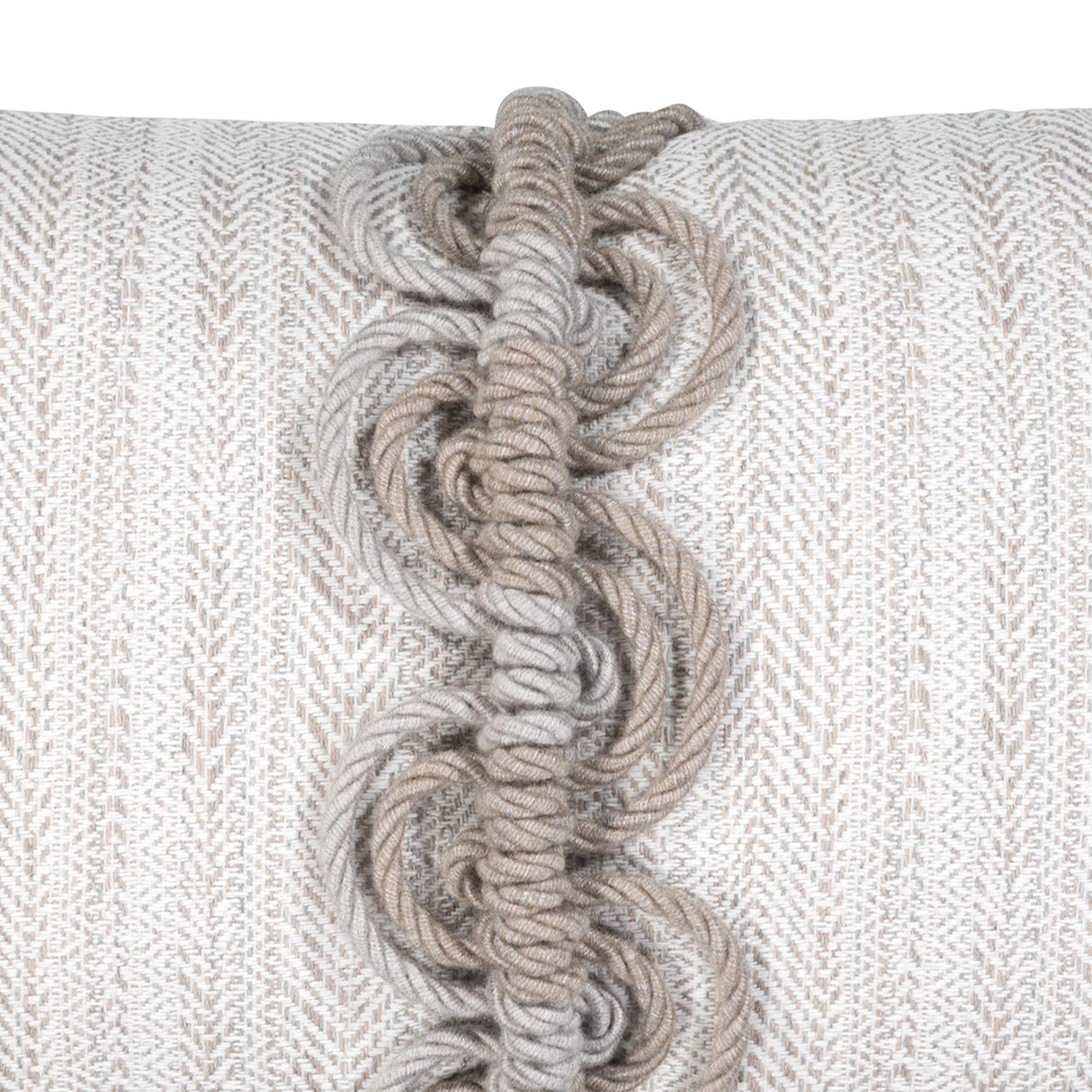 Elaine Smith Dressage Pebble Lumbar Gray Pillow