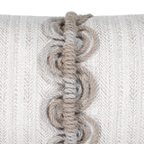 Elaine Smith Dressage Pebble Lumbar Gray Pillow