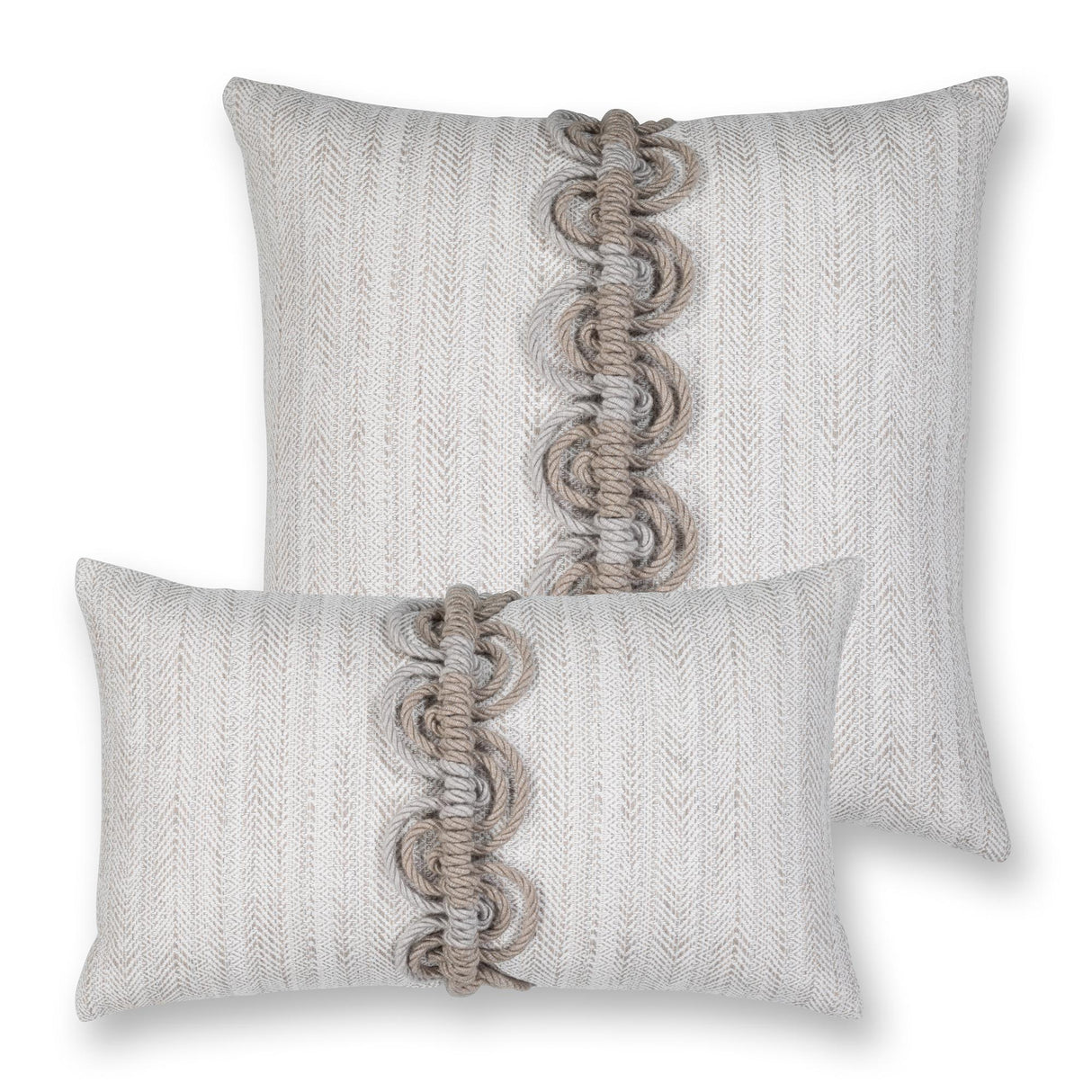 Elaine Smith Dressage Pebble Lumbar Gray Pillow