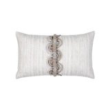 Elaine Smith Dressage Pebble Lumbar Gray Pillow