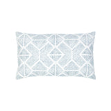 Elaine Smith Bakuba Stream Lumbar Blue Pillow